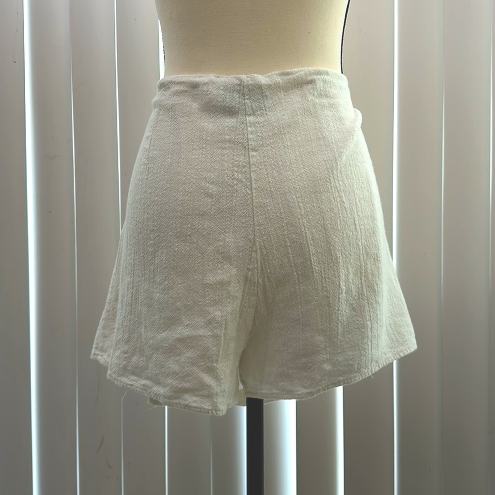 Linen Cream Wrap Skort Size XXL - Picture 3 of 3